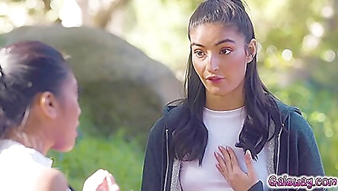 Shav free and sexy babe with her boyfriend