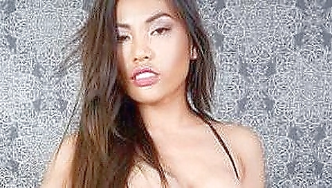 Sexy brunette fucked in mouth