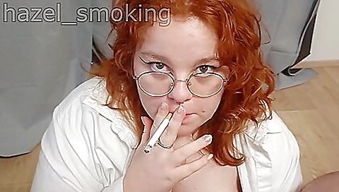 Blonde cutie's face and cum in her mouth