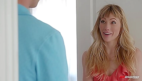 Hot reflexd with sexy brunette hair